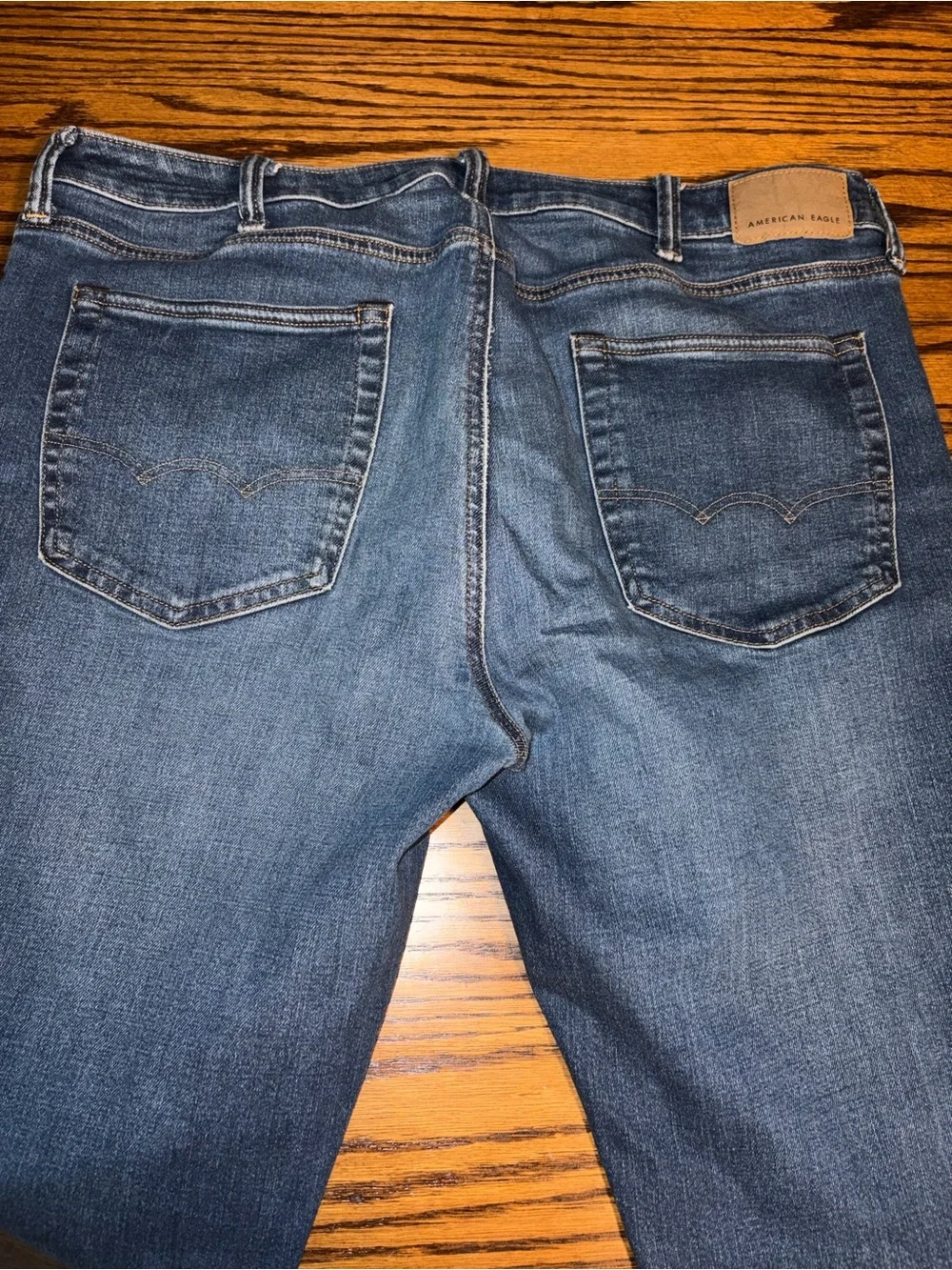 American Eagle 38x36 AIRFLEX+ “real good” medium blue jeans slim straight jeans